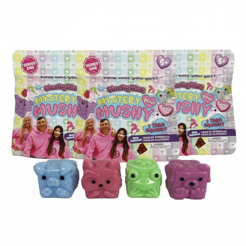 MushyKinz Mystery Squishy Figures 3-Pack blind bag collectibles