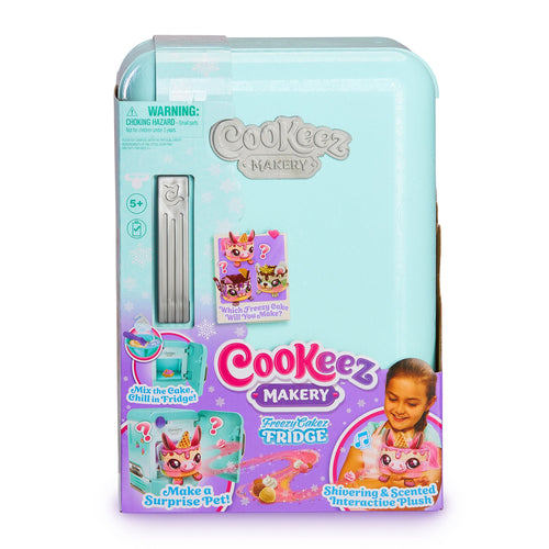 Cookeez Makery Freezy Cakez fridge playset with scented mystery plush