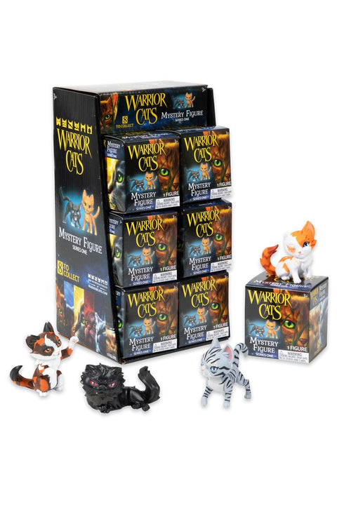 Warrior Cats Series 1 Mystery Figures lineup from Bonkers Toys — Series 2 is announced but not yet in stock at Increditoyz; Series 1 is available now