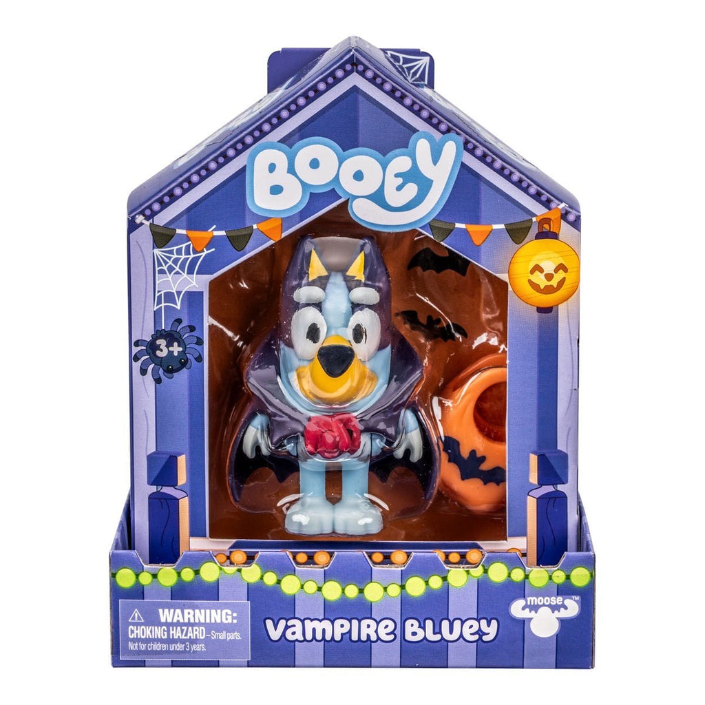 Bluey Booey Halloween Vampire Mini Figure with Mini Trick-or-Treat Bag