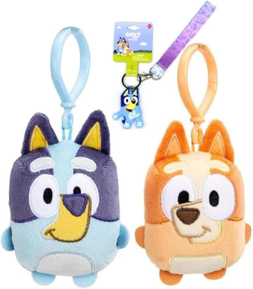 Bluey & Bingo Mini Plush Clip-On 2-Pack