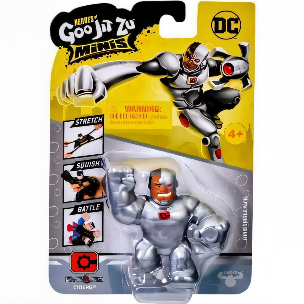 Mini Cyborg Heroes of Goo Jit Zu DC Mini Cyborg | Squishy Action Figure Ages 4 ...