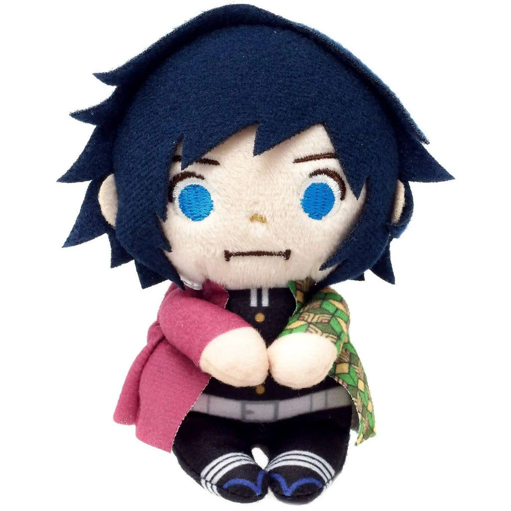 Demon Slayer Kimetsu no Yaiba Chokkori san Mini Plush Collection All 5 Character Bundled Set -  Nezuko, Giyu, Inosuke, Zenitsu, Tanjiro, Collectible Anime Figures