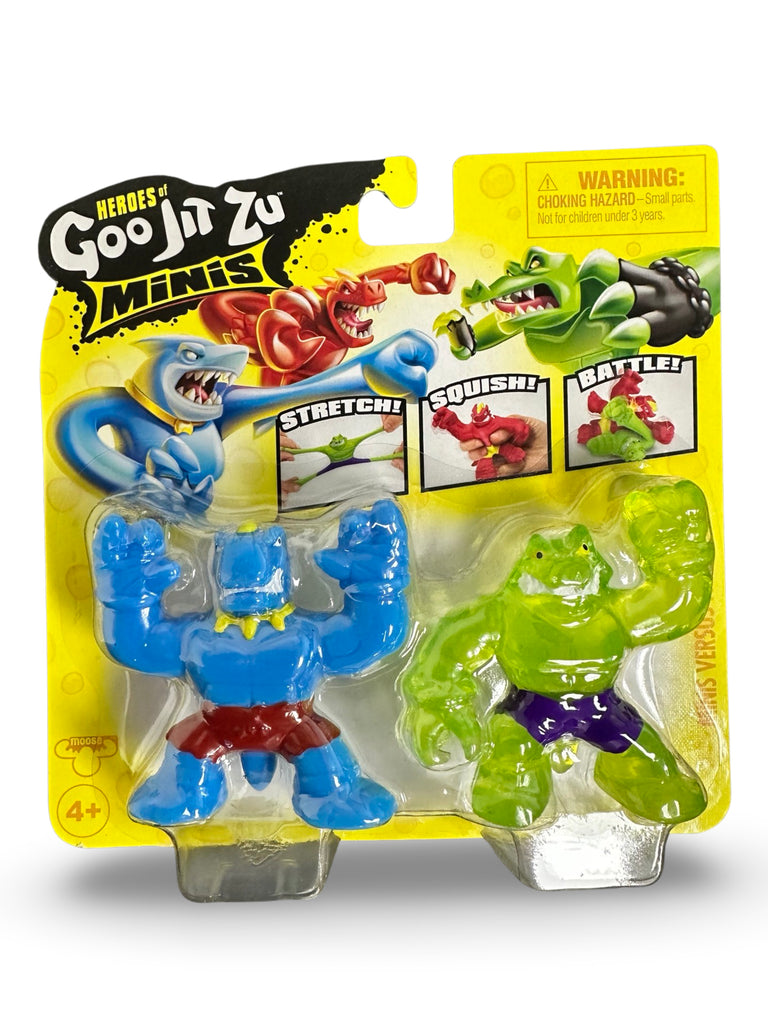 Goo Jit Zu Minis Verses Pack Increditoyz 6 Character Bundled Set