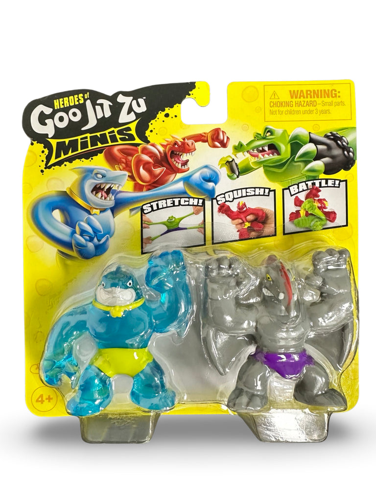 Goo Jit Zu Minis Verses Pack Increditoyz 6 Character Bundled Set