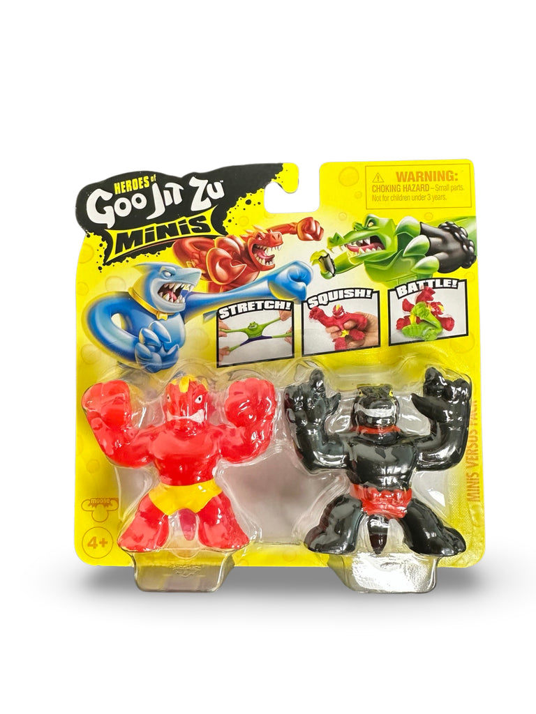 Goo Jit Zu Minis Verses Pack Increditoyz 6 Character Bundled Set