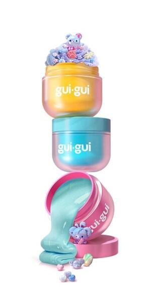 GUI GUI Surprise Slime Kit 2-Pack Bundled Gift Set (Gloss & Clear Slimes) 5-Step Customizable and Reusable Slime Kit, Collectable Mini Figures, Fun for Kids & Teens Ages 6+