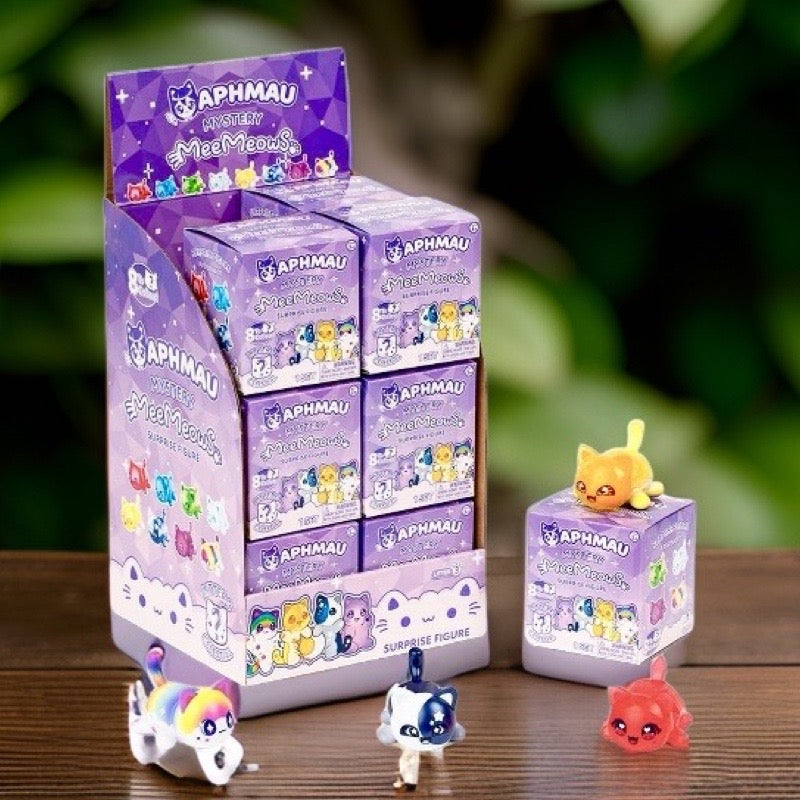 Aphmau Mystery MeeMeows Surprise Figures 12 Case pack - 8 Possible Mini MeeMeows Figures to Collect, Under the Sea - Litter 4