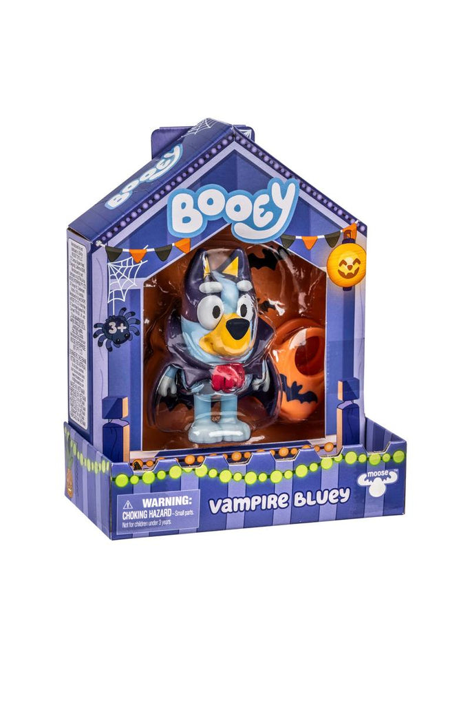 Bluey Halloween Special Booey Collectable Bluey Character Figure With Rubber Bluey Headband and Character Lanyard Bundled Gift Set